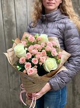 Букет цветов из:  Розы в Самарском