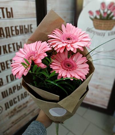 Букет цветов из: Герберы в Самарском