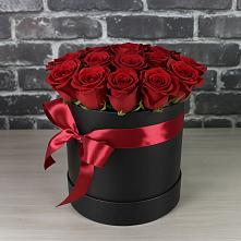 Цветочная композиция из Розы в шляпной коробке #REPLACE_PRED# Самарском